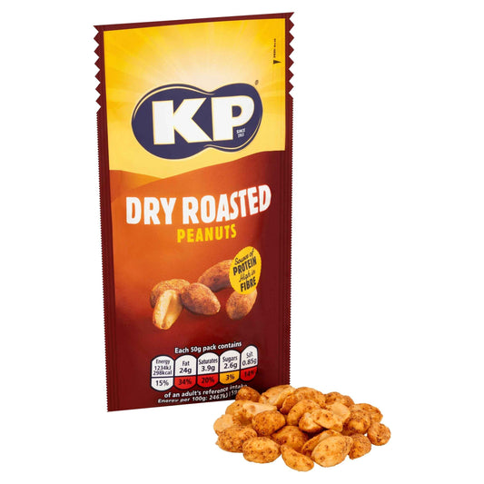 Dry Roasted Peanuts 50g by KP