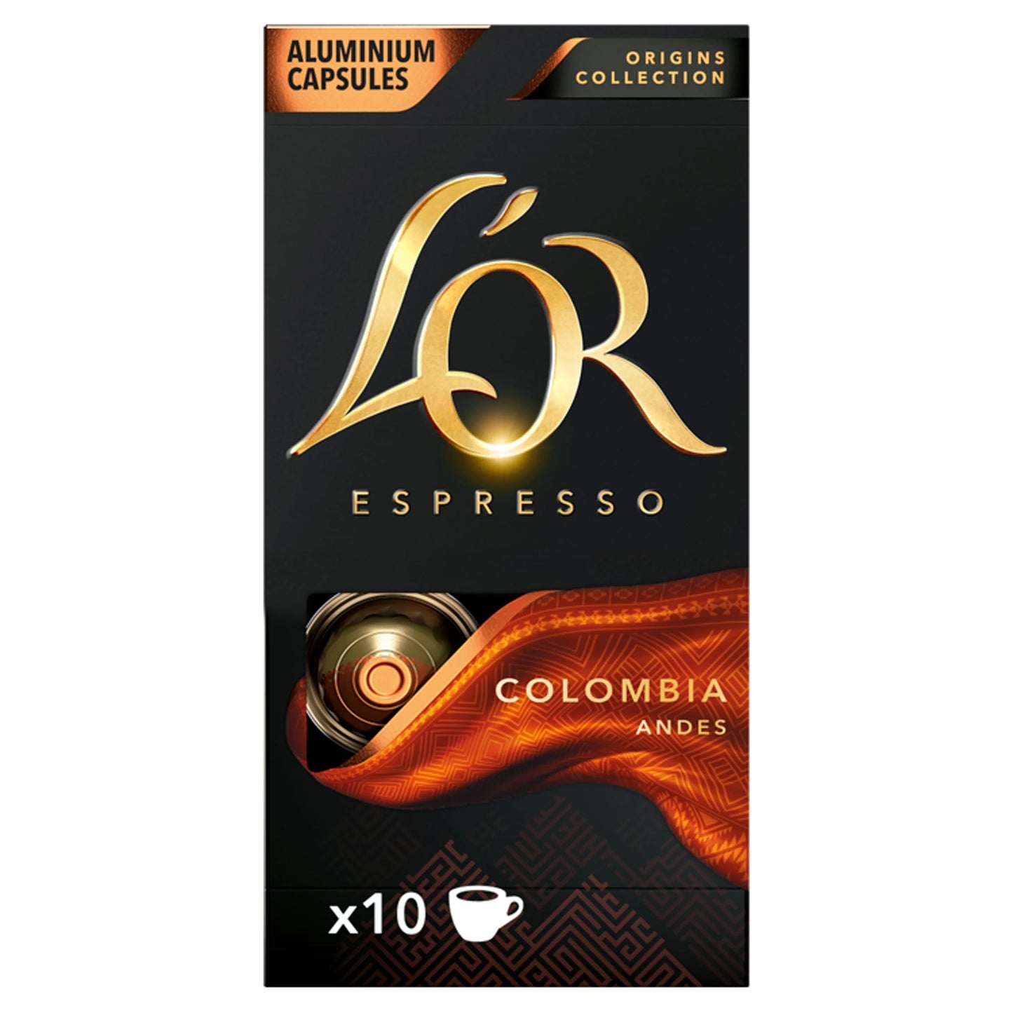 . 10 Colombia Coffee Capsules 52g by L'OR