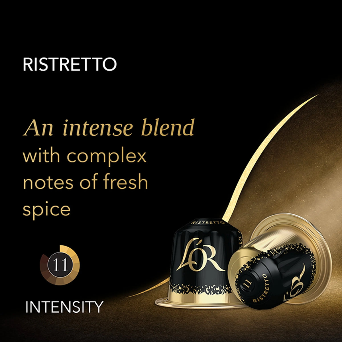 . Espresso Ristretto Coffee Pods X10 52g by L'OR