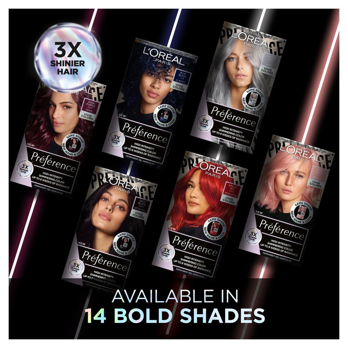 L'oreal Paris Preference Vivids 8.624 Bright Red Permanent Hair Dye UK