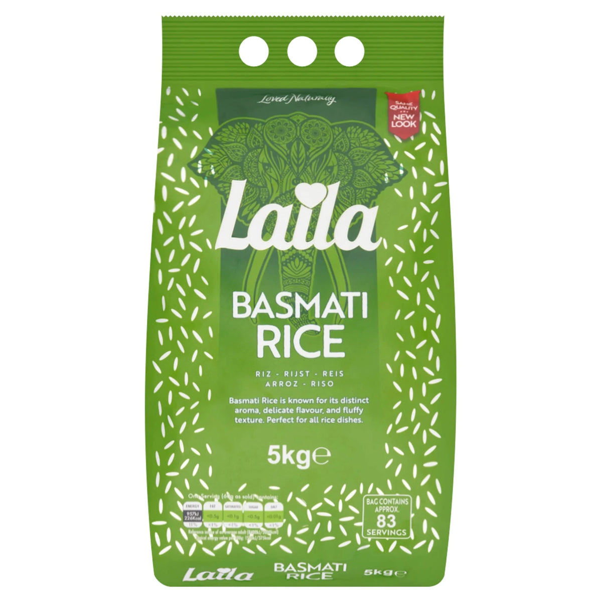 Basmati Rice 5kg by LAILA