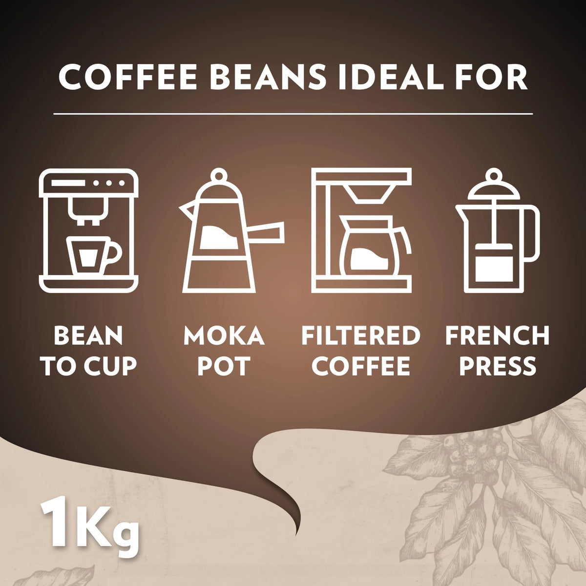 Caf Espresso Beans 1kg by LAVAZZA