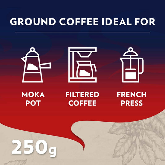 Crema E Gusto Classico Ground Roasted by LAVAZZA