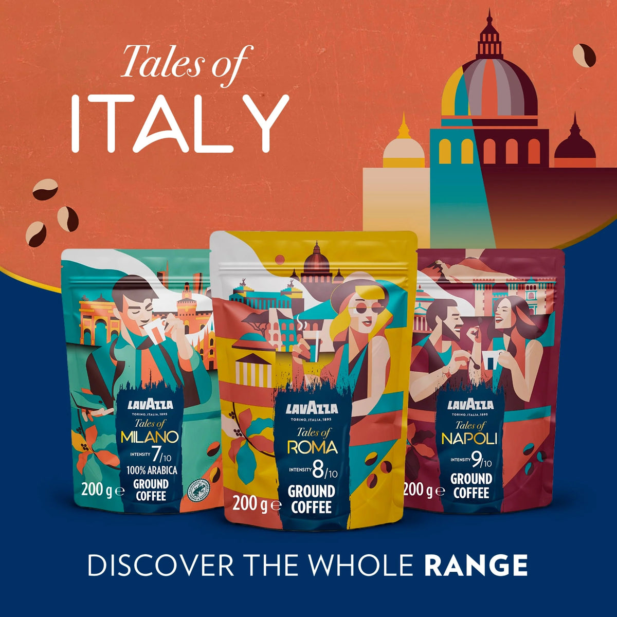 Tales Of Roma Ground Coffee 200g by LAVAZZA