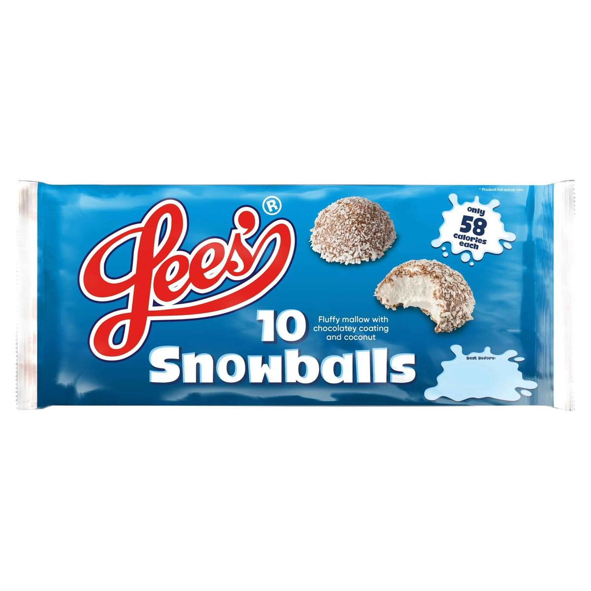 Lee's Snowballs 10 Pack 130g by LEES