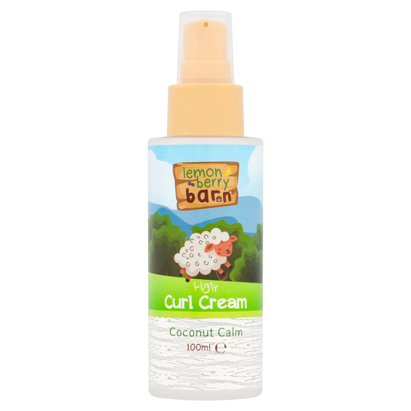 Hair Curl Cream Coconut Calm by Lemon Berry Barn