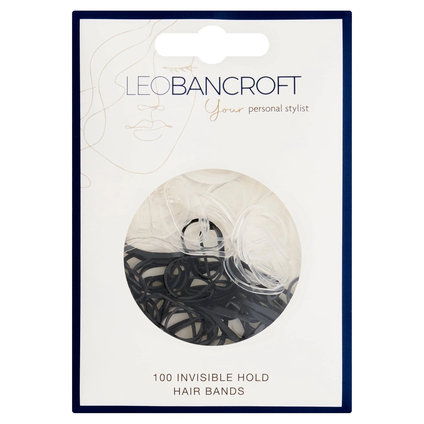 Invisible Hold Hair Bands 100 by LEO BANCROFT