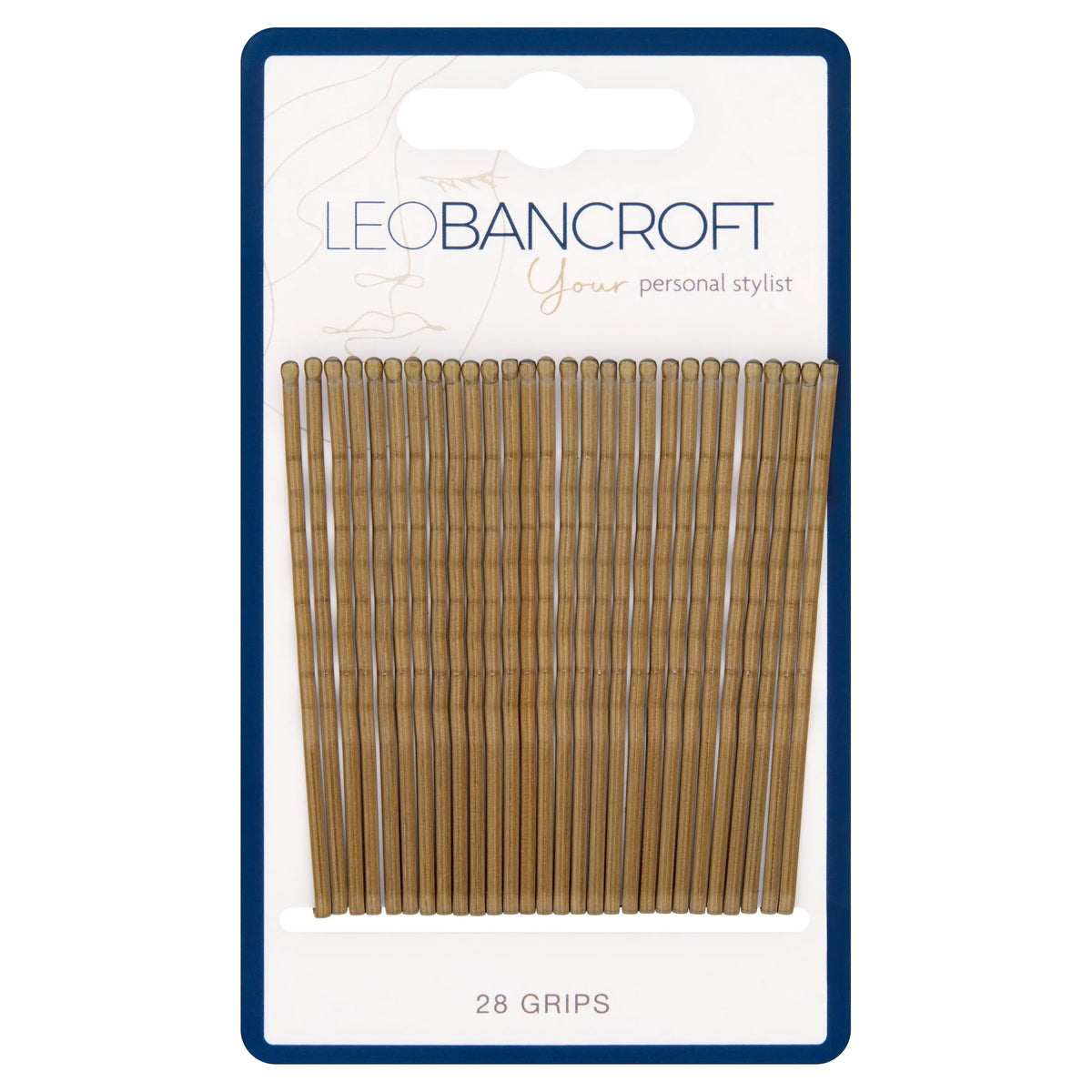 Large Hair Grips Blonde 28pk by LEO BANCROFT