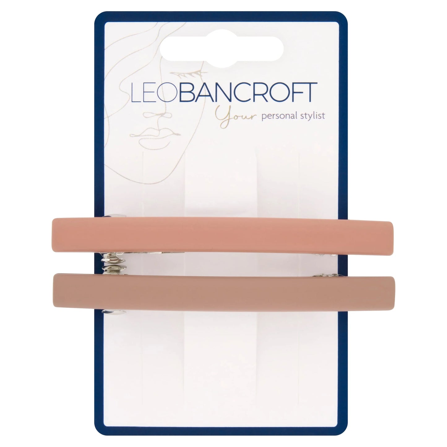 Small Barrette Black Tort. 2 Pack by LEO BANCROFT