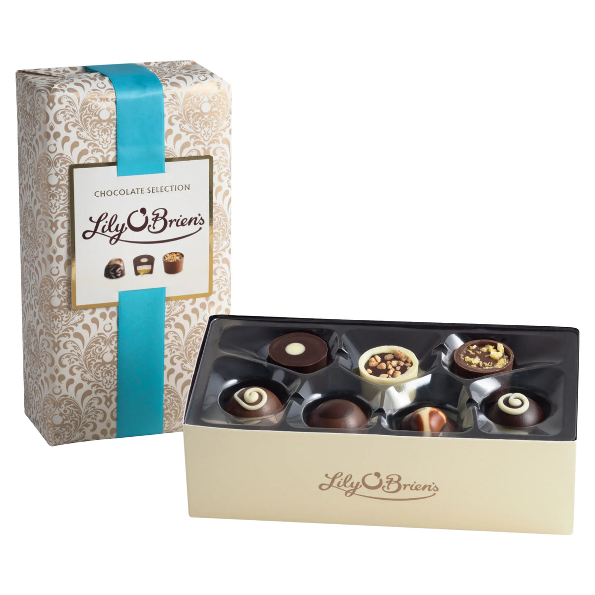 Chocolate Selection Gift Wrap by Lily O'Brien's at The British Vault