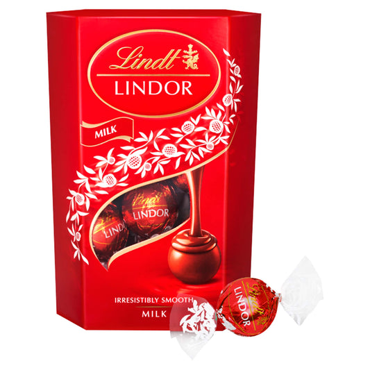 Lindor Milk Chocolate Truffles Box 200g by Lindt