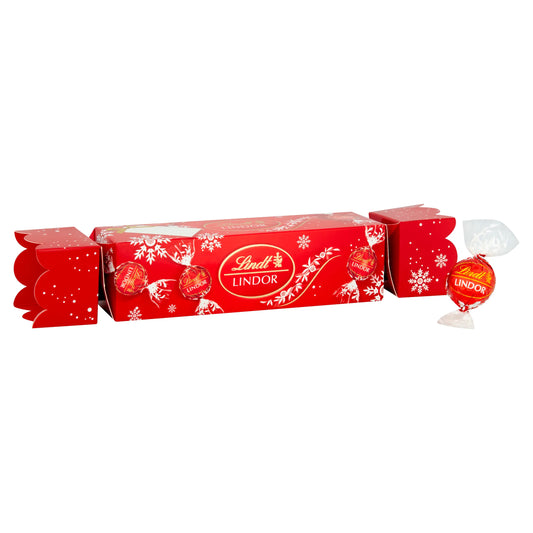 Lindor Milk Chocolate Truffles Cracker by Lindt at The British Vault