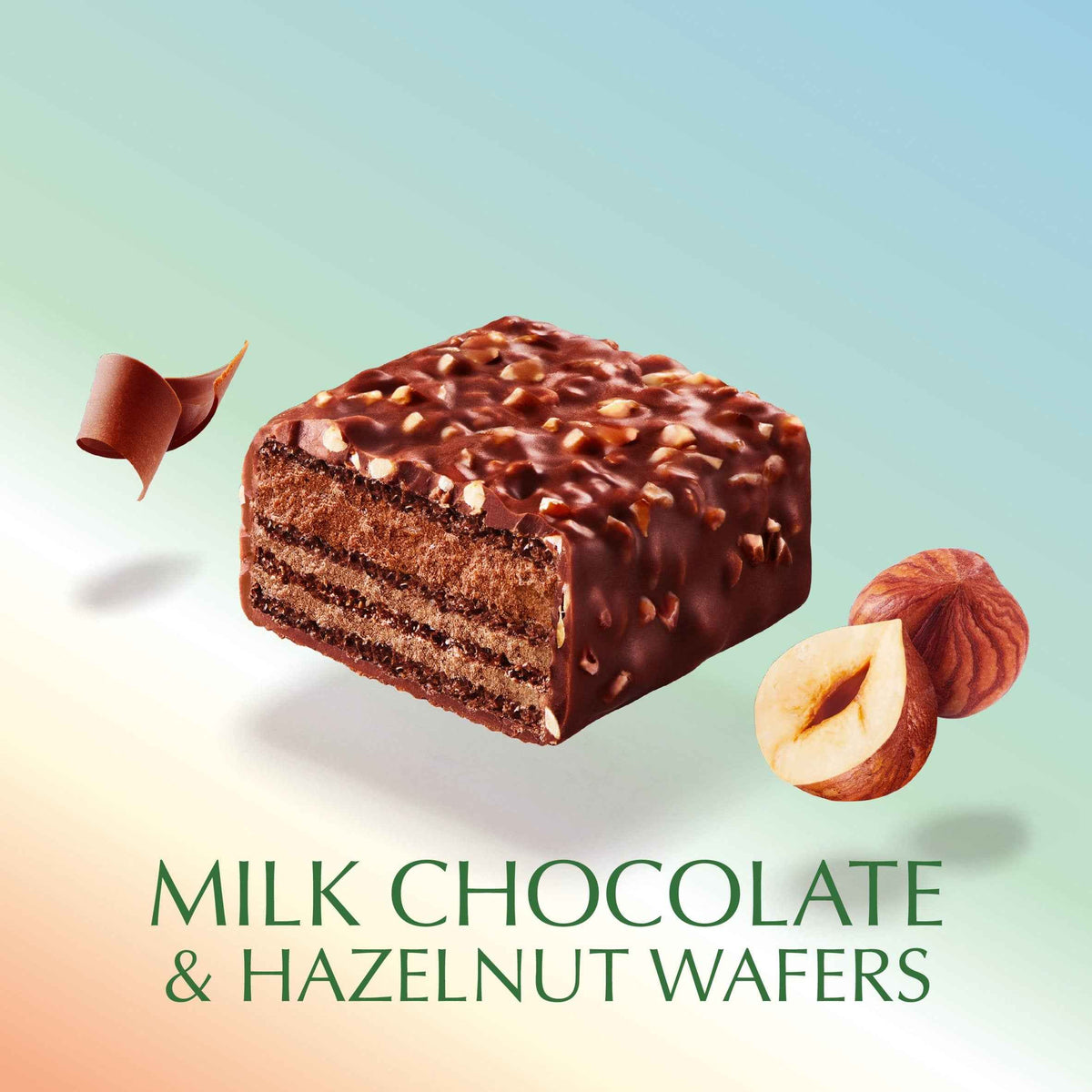 Milk Chocolate & Hazelnut Choco Wafers by Lindt