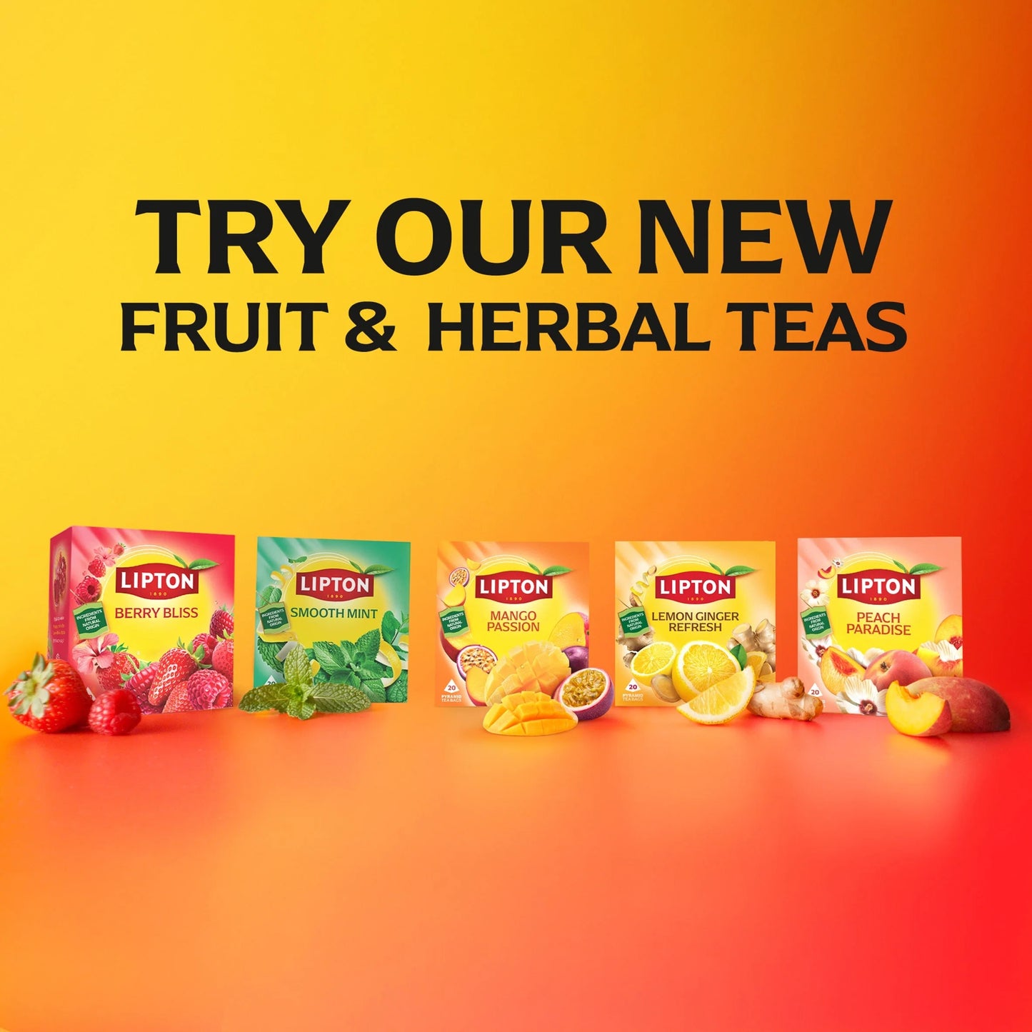 Mango Passion 20 Tea Bags 36g by Lipton