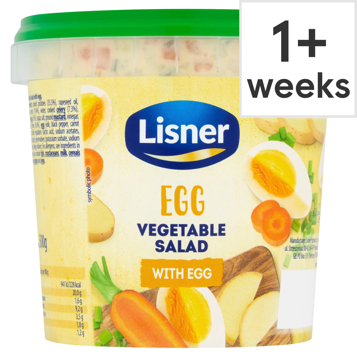 Vegetable Salad With Egg 500g by LISNER