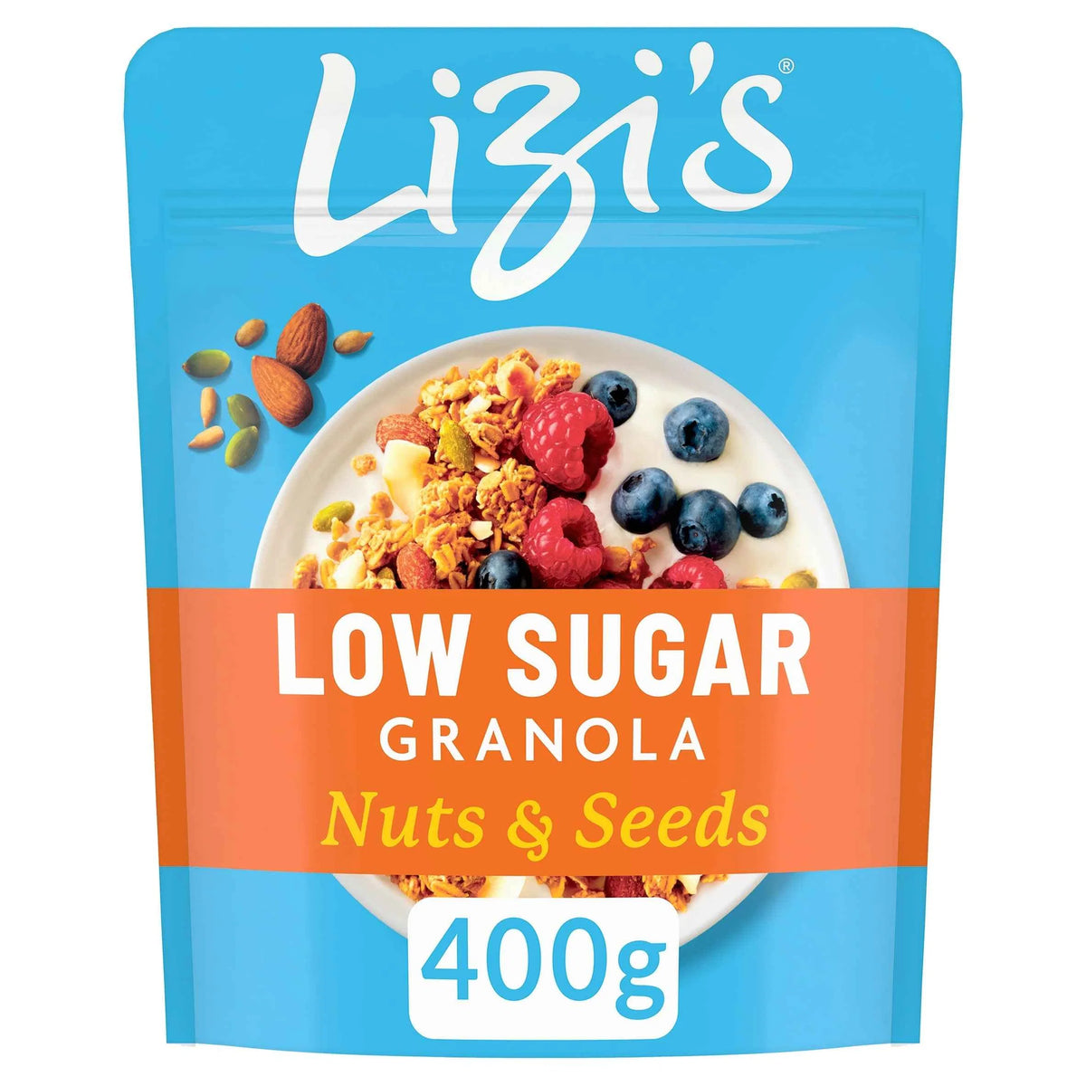 Low Sugar Granola Nuts And Seeds 400g by LIZI'S