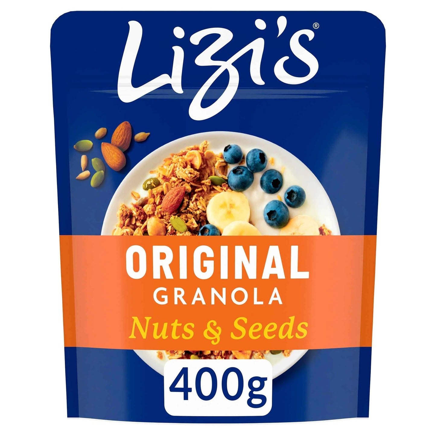 Original Granola Nuts And Seeds 400g by LIZI'S