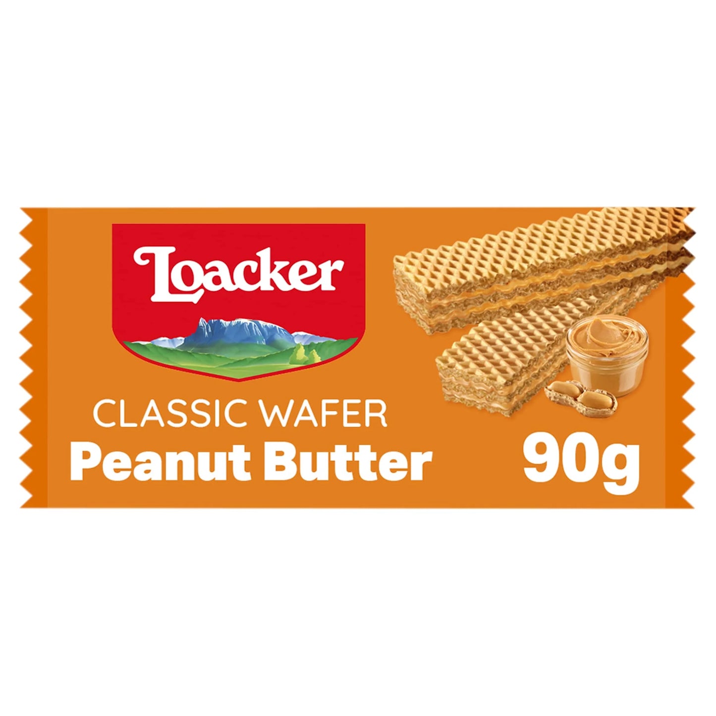 Classic Peanut Butter Wafers 90g by LOACKER