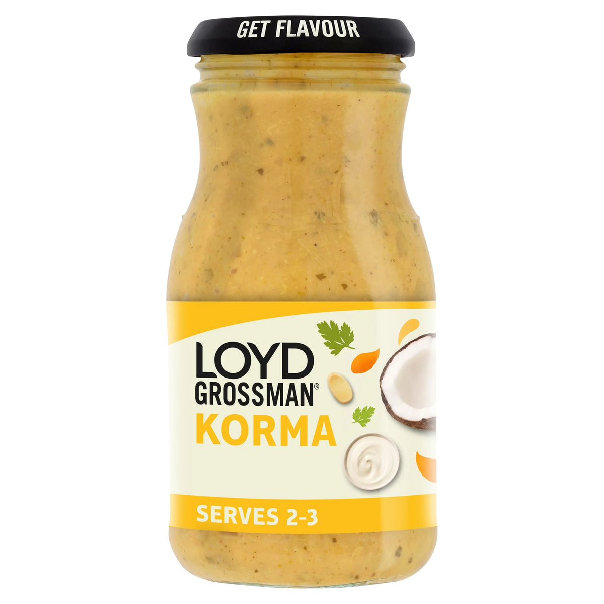 Korma Indian Curry Sauce 350g by LOYD GROSSMAN
