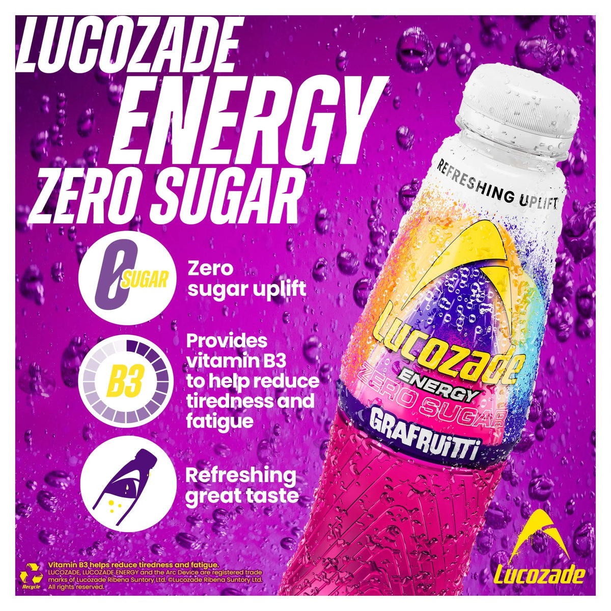Energy Drink Grafruitti 500ml by Lucozade