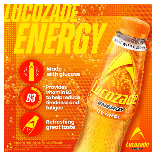 Energy Drink Orange 4 X 380ml by Lucozade