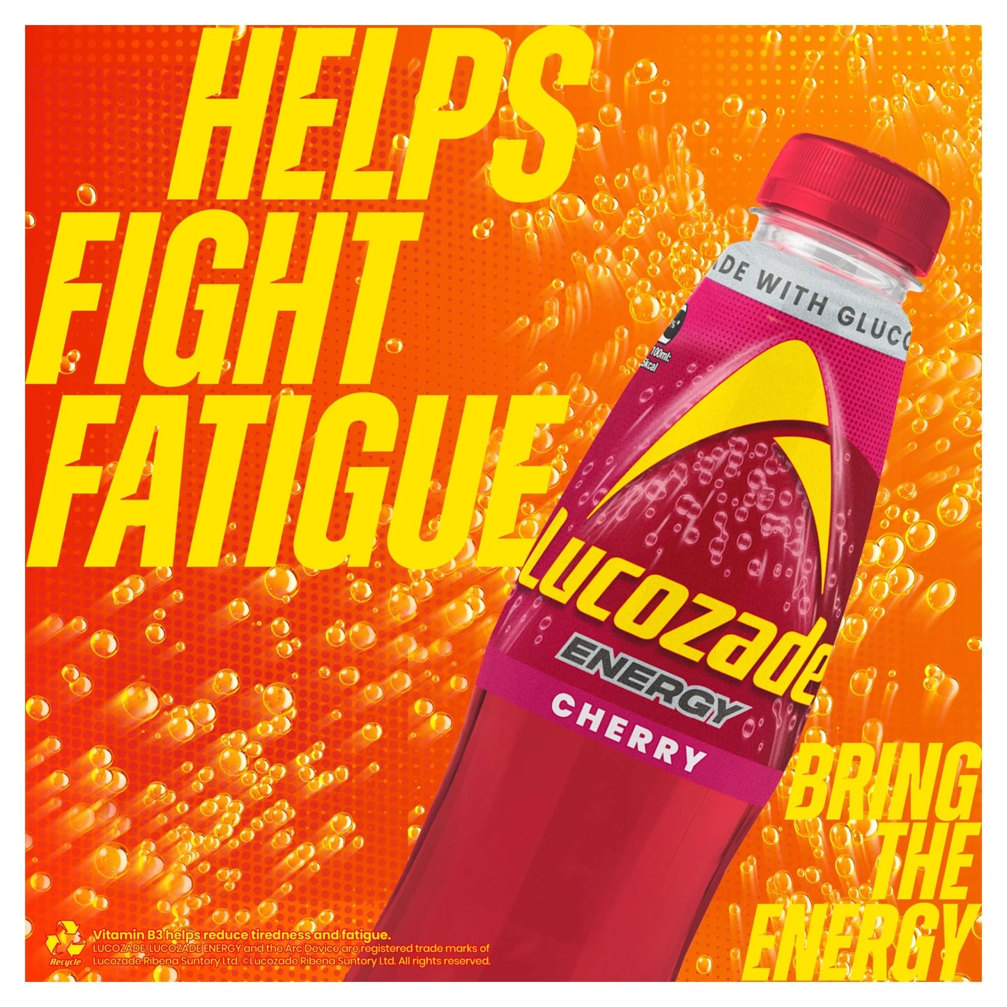 Energy Drink Wild Cherry 900ml by Lucozade