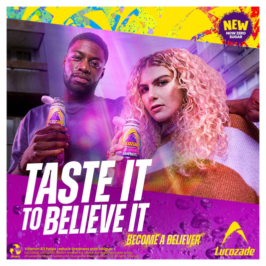 Energy Zero Sugar Drink Grafruitti by Lucozade