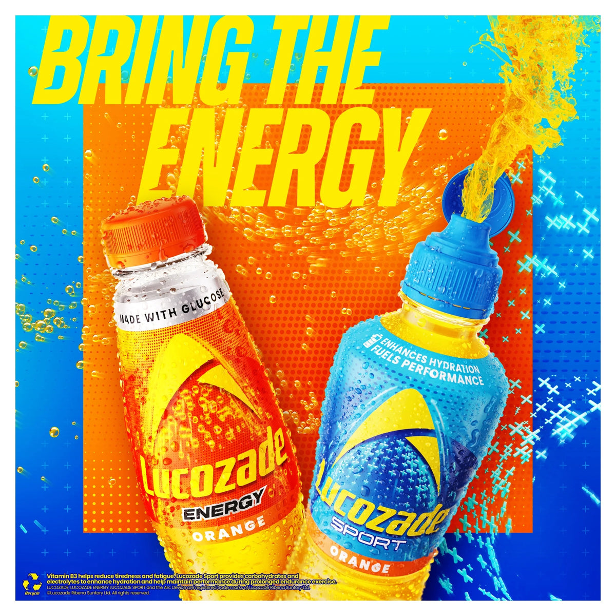 Sport Drink Orange 900ml by Lucozade