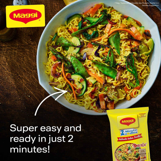 2 Minute Masala Flavour Instant Noodles by Maggi