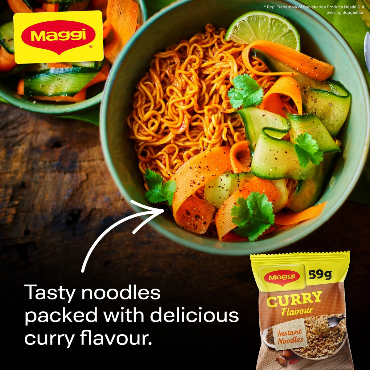 3 Minute Instant Noodles Curry Flavour by Maggi