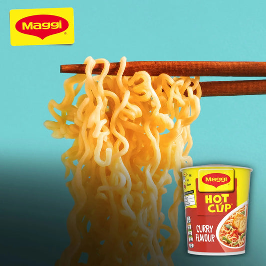 Hot Cup Noodles - Curry Flavour 59.2g by Maggi