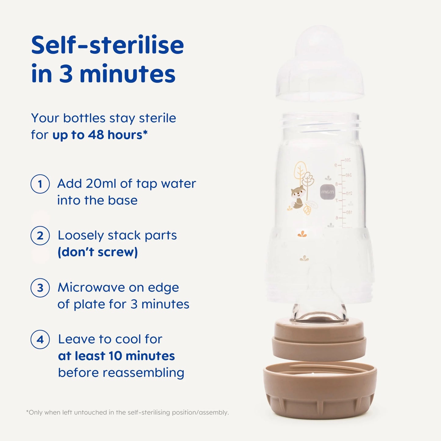 Easy Start Anti-colic Bottle 130ml 1 Pack by MAM