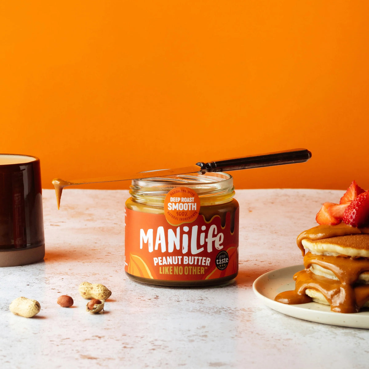 Deep Roast Smooth Peanut Butter 275g by Manilife