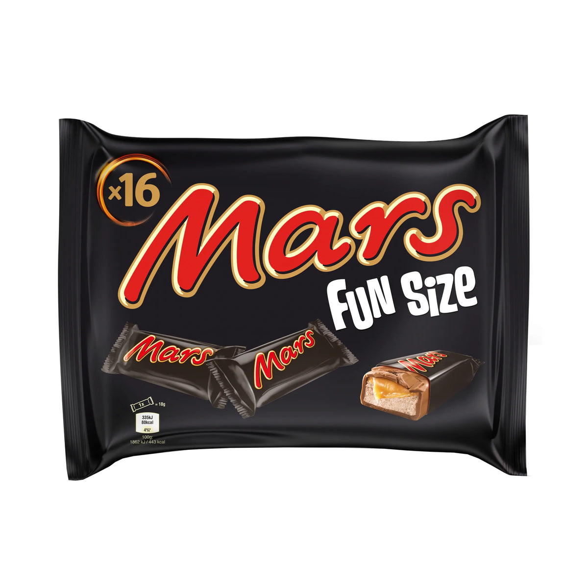 14 Fun Size Milk Chocolate Bars 275g by Mars at The British Vault
