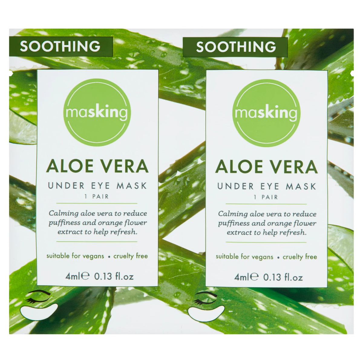Soothing Under Eye Mask Aloe Vera by MASKING