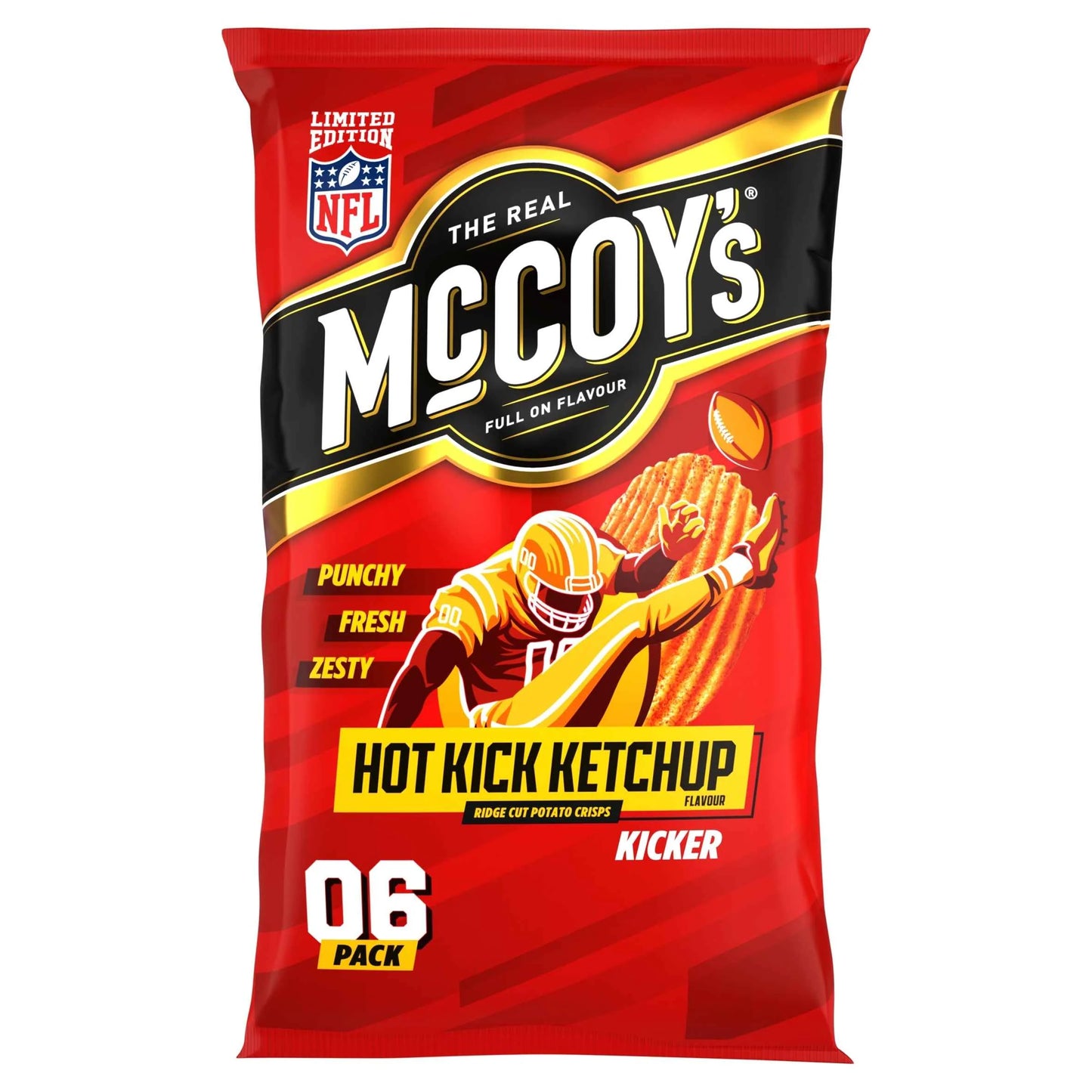 Hot Kick Ketchup Multipack Crisps by McCOY'S