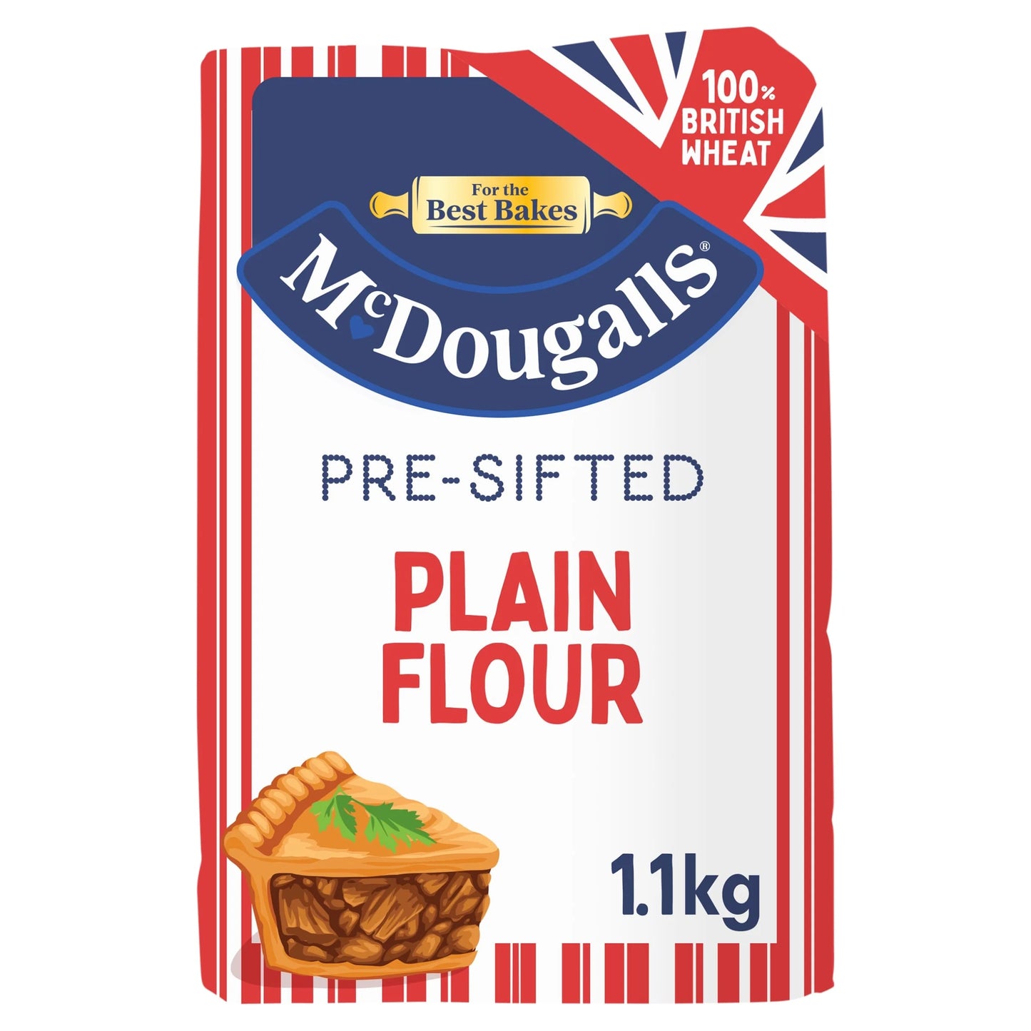 Pre-sifted Plain Flour 1.1kg by MCDOUGALLS