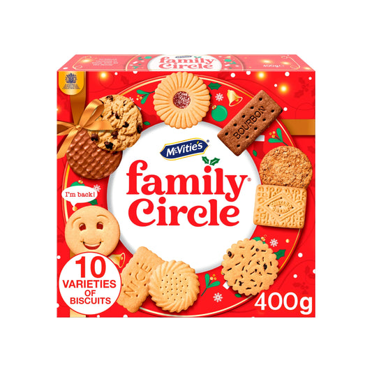 Family Circle 10 Biscuits 400g by McVitie's at The British Vault