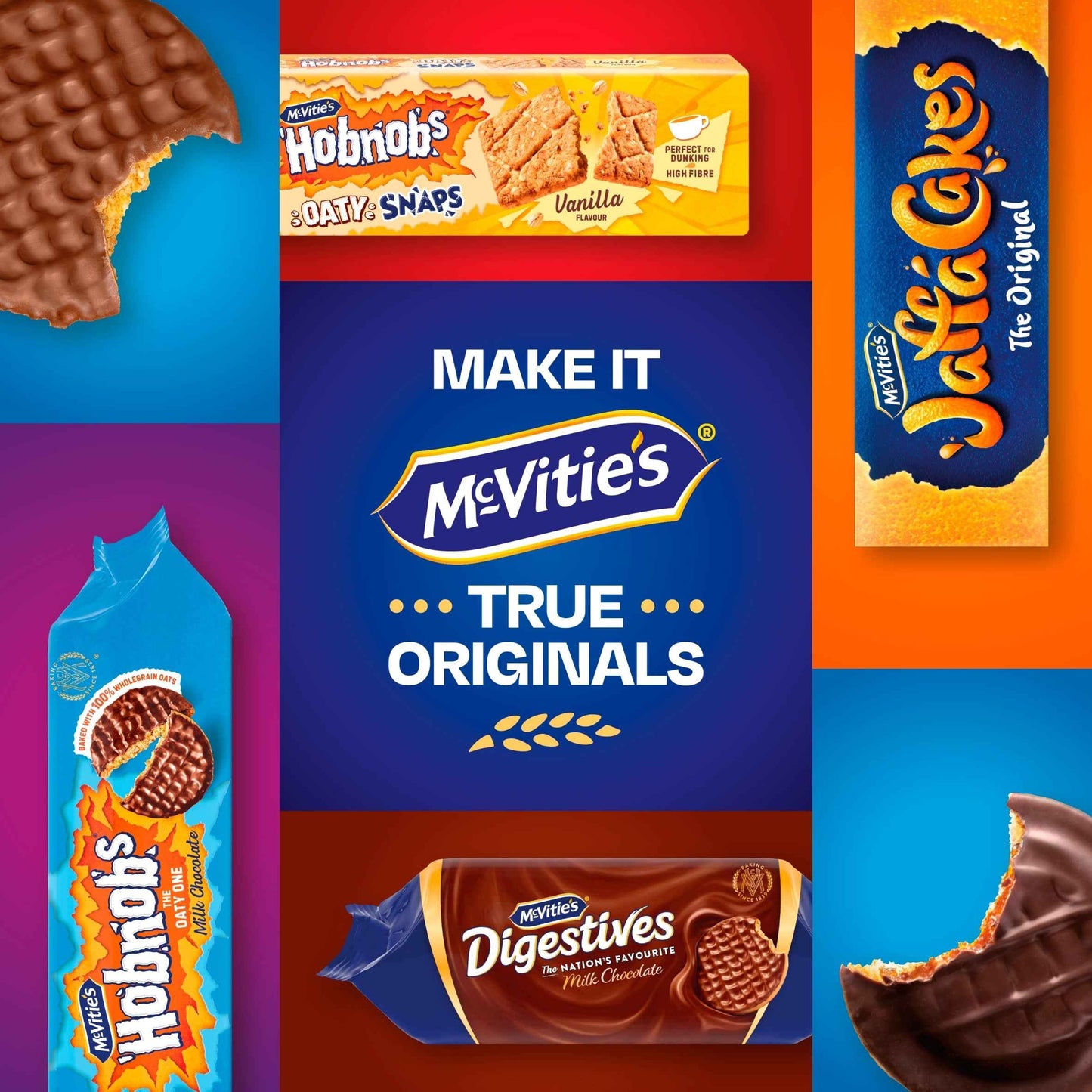 Hobnobs Oaty Snaps Vanilla 167g by McVitie's
