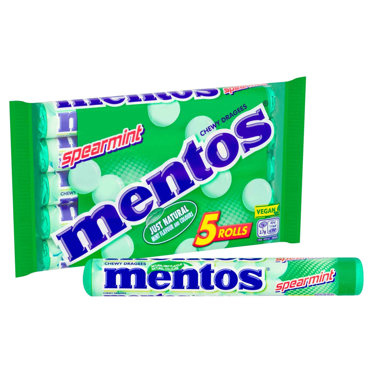 Spearmint 5 Pack 190g by MENTOS