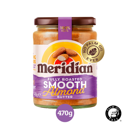 Smooth Almond Butter 470g by MERIDIAN