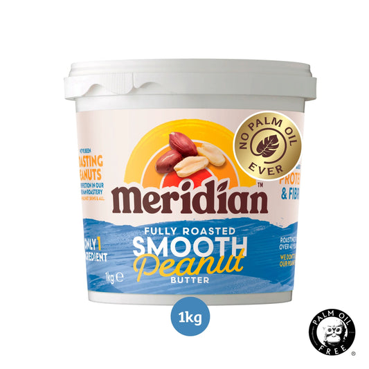 Smooth Peanut Butter 1kg by MERIDIAN