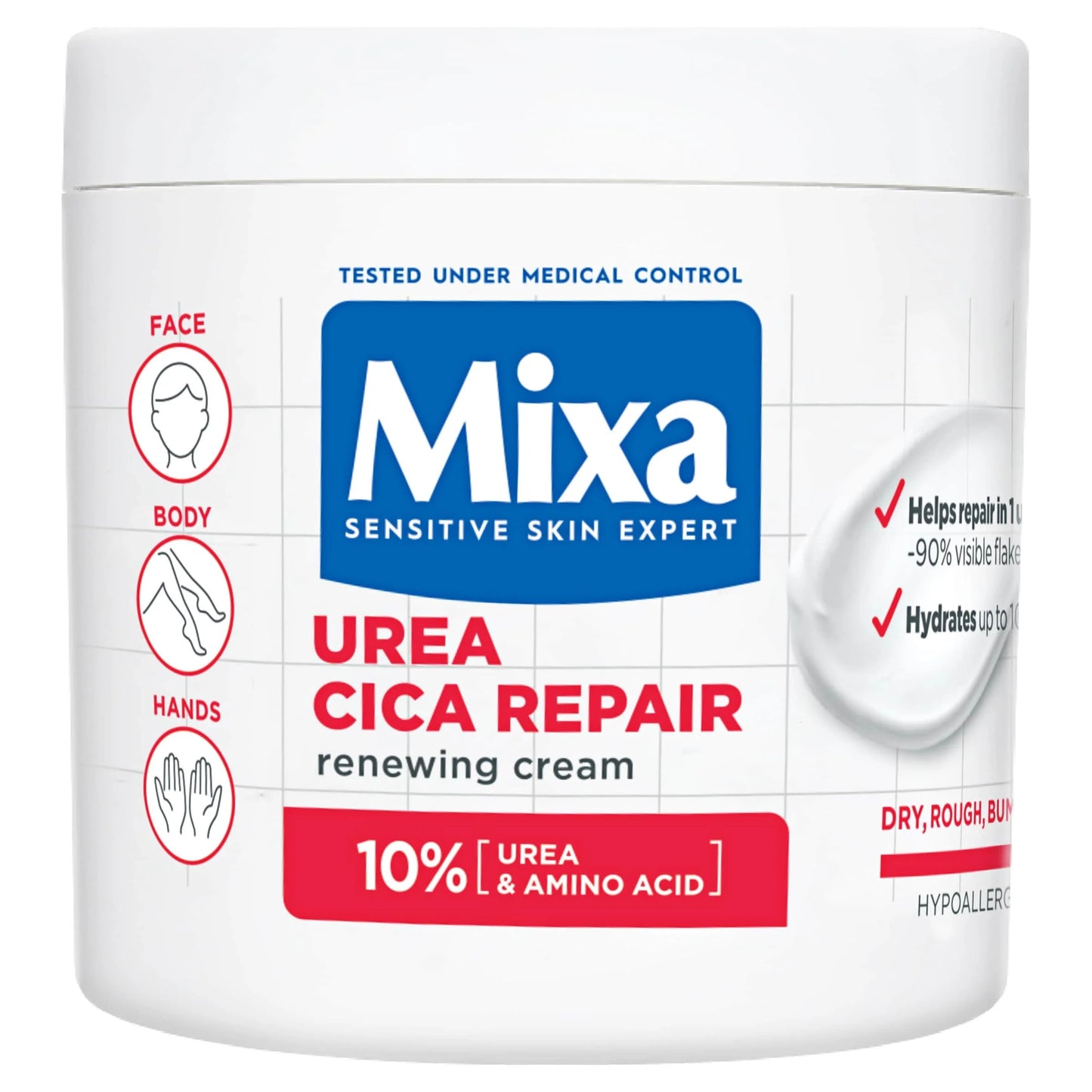 Urea Cica Repair Renewing Cream 400ml by Mixa
