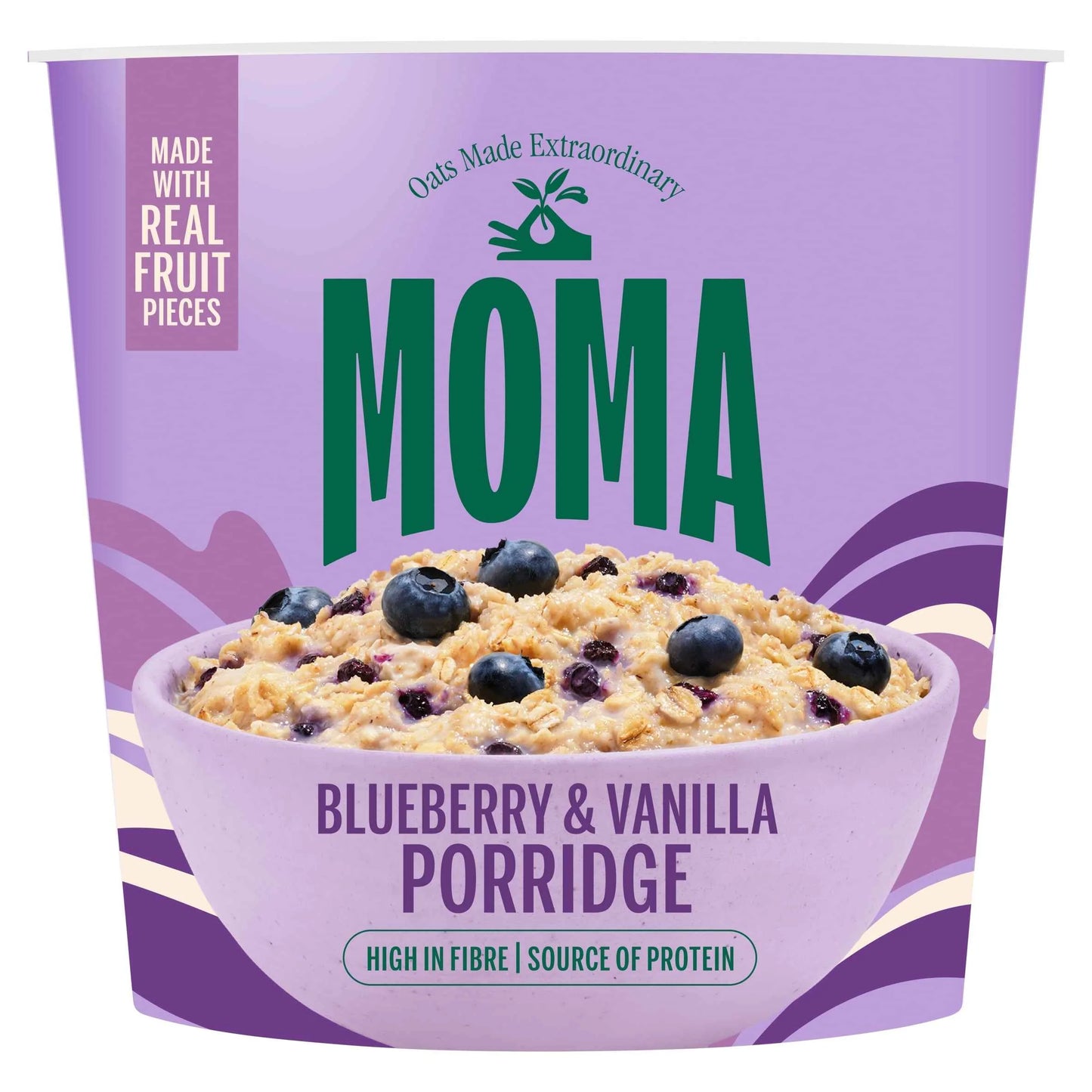 Moma Blueberry & Vanilla Porridge Pot 65g by MOMA FOODS LTD