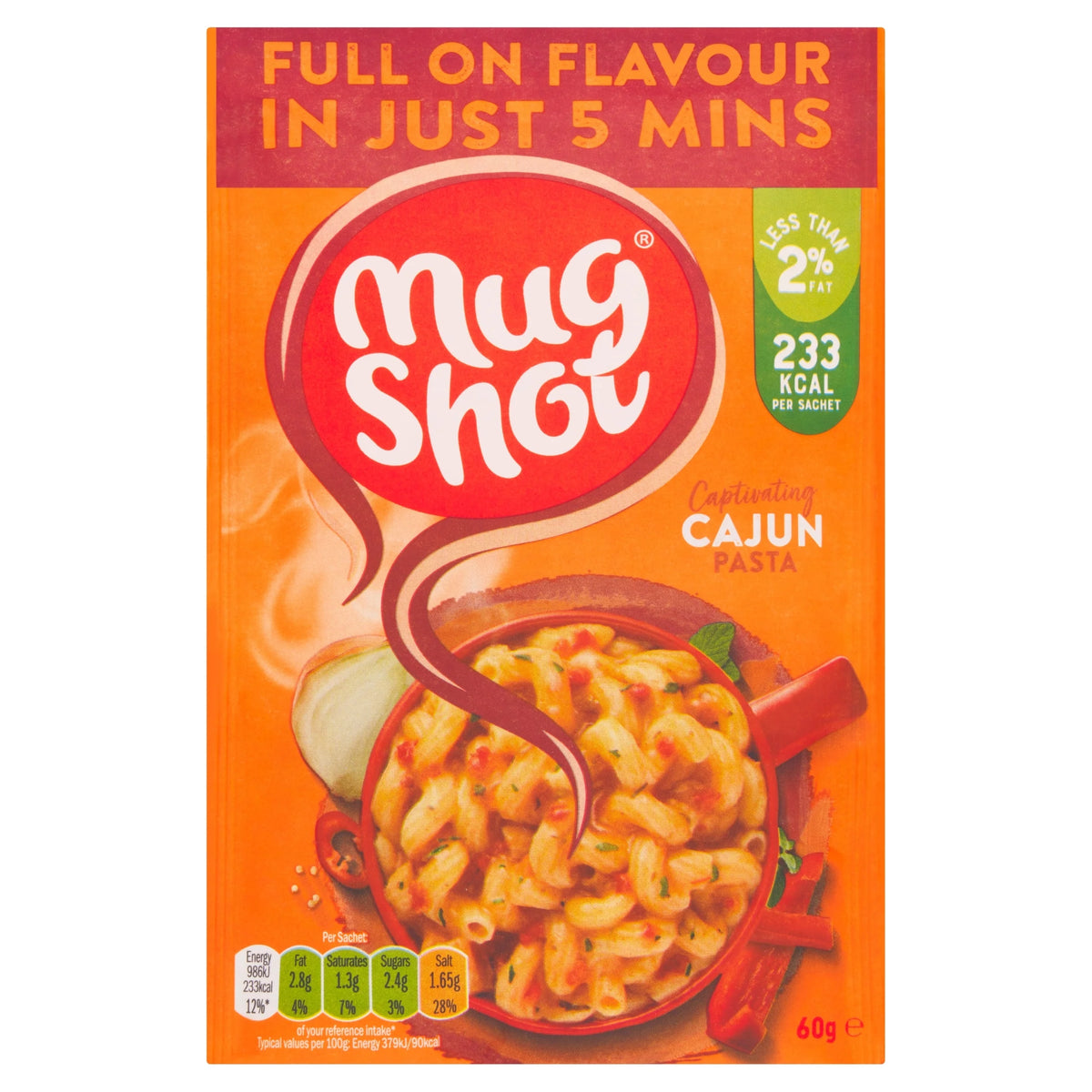 Cajun Pasta 60g by mug shot