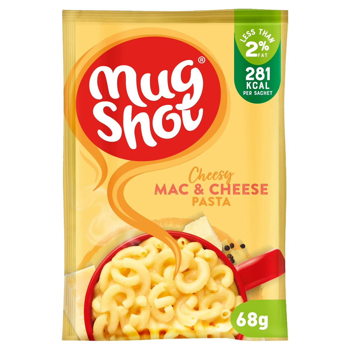 Cheesy Mac & Cheese Pasta 68g by mug shot