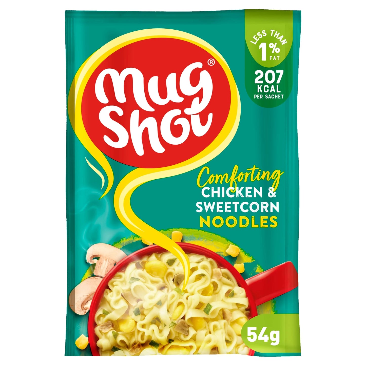 Mugshot Chicken & Sweetcorn Noodles 54g by mug shot