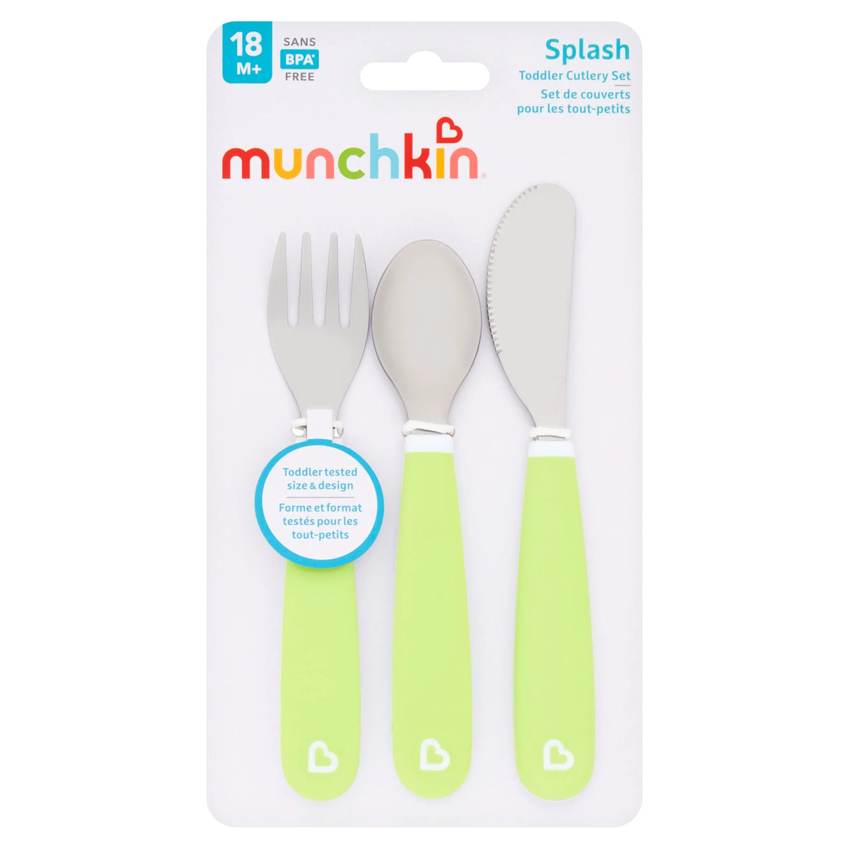 Splash Toddler Cutlery Set 18m+ by munchkin