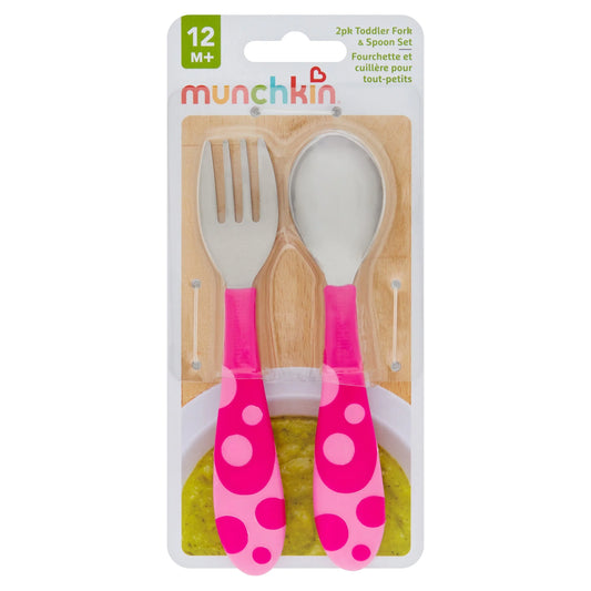 Munchkin Toddler Fork & Spoon Set by LINDAM LTD