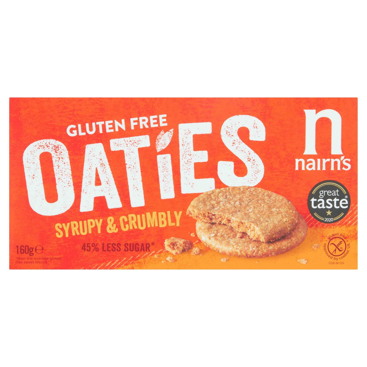 Gluten Free Oaties Biscuits 160g by nairn's